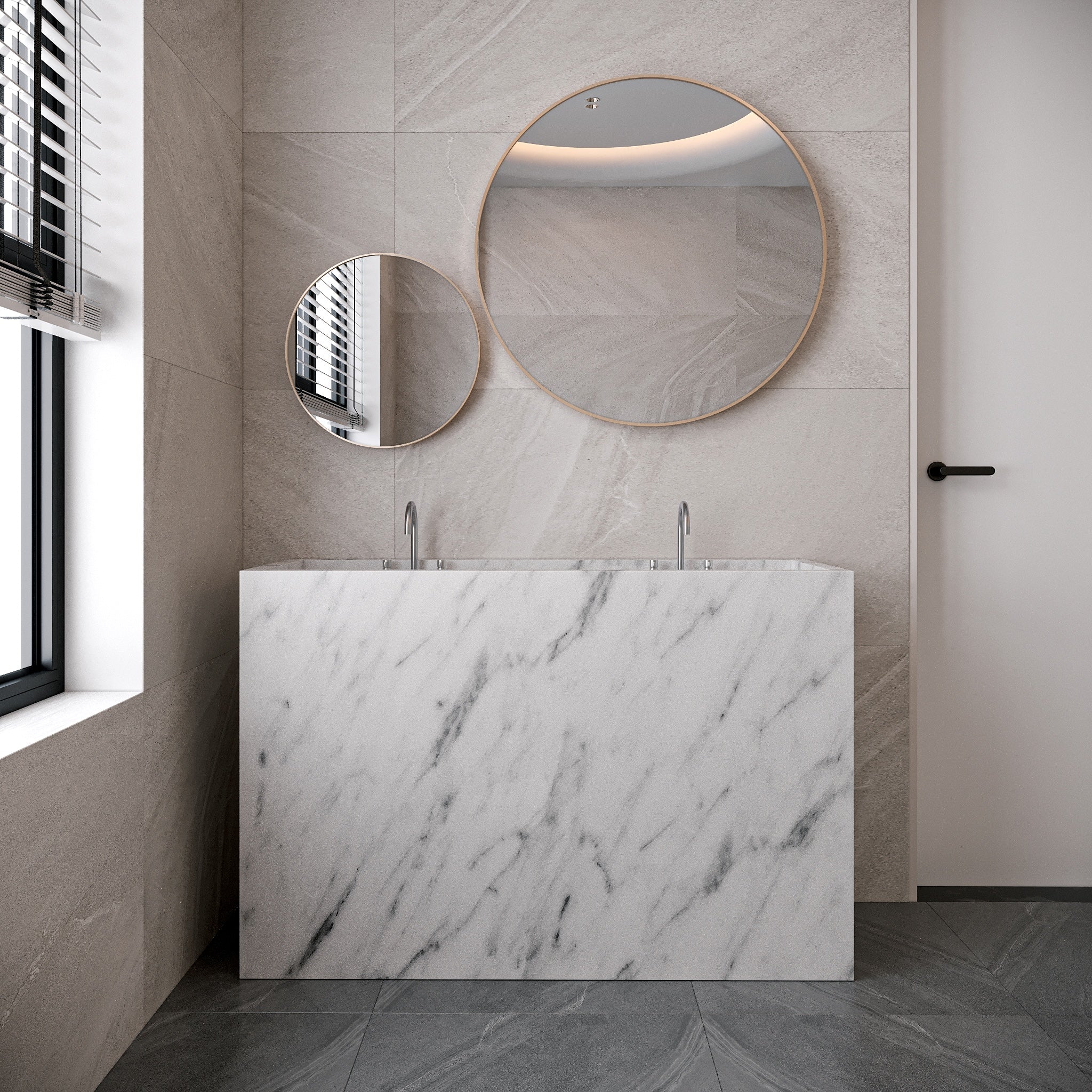 Traves Marble Free Standing Sink