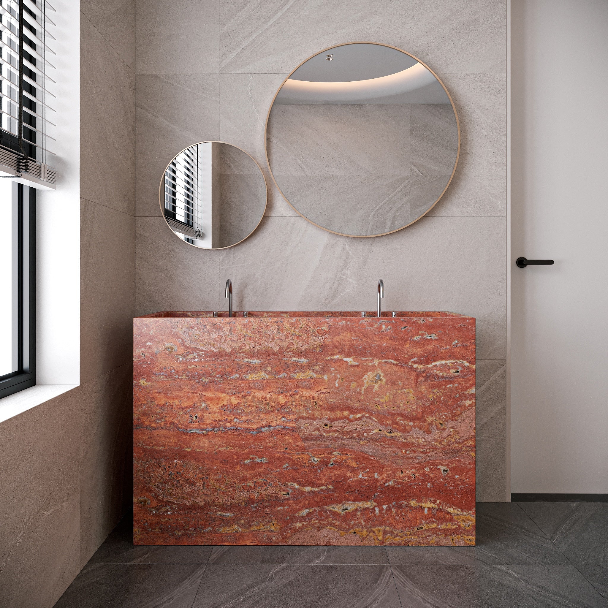 Traves Marble Free Standing Sink