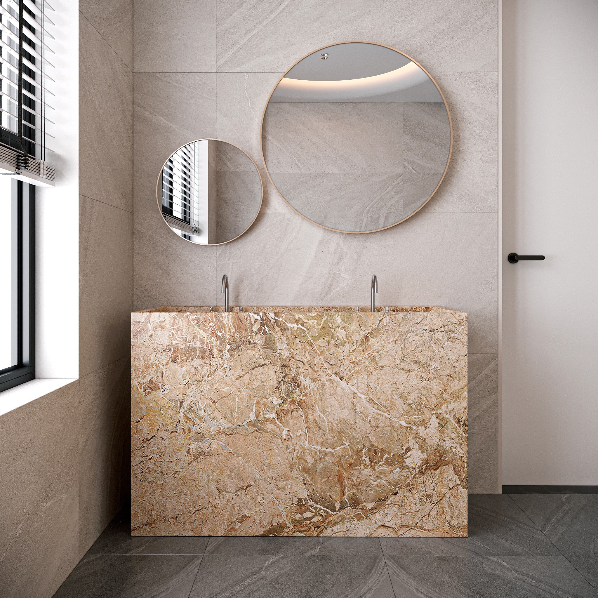 Traves Marble Free Standing Sink