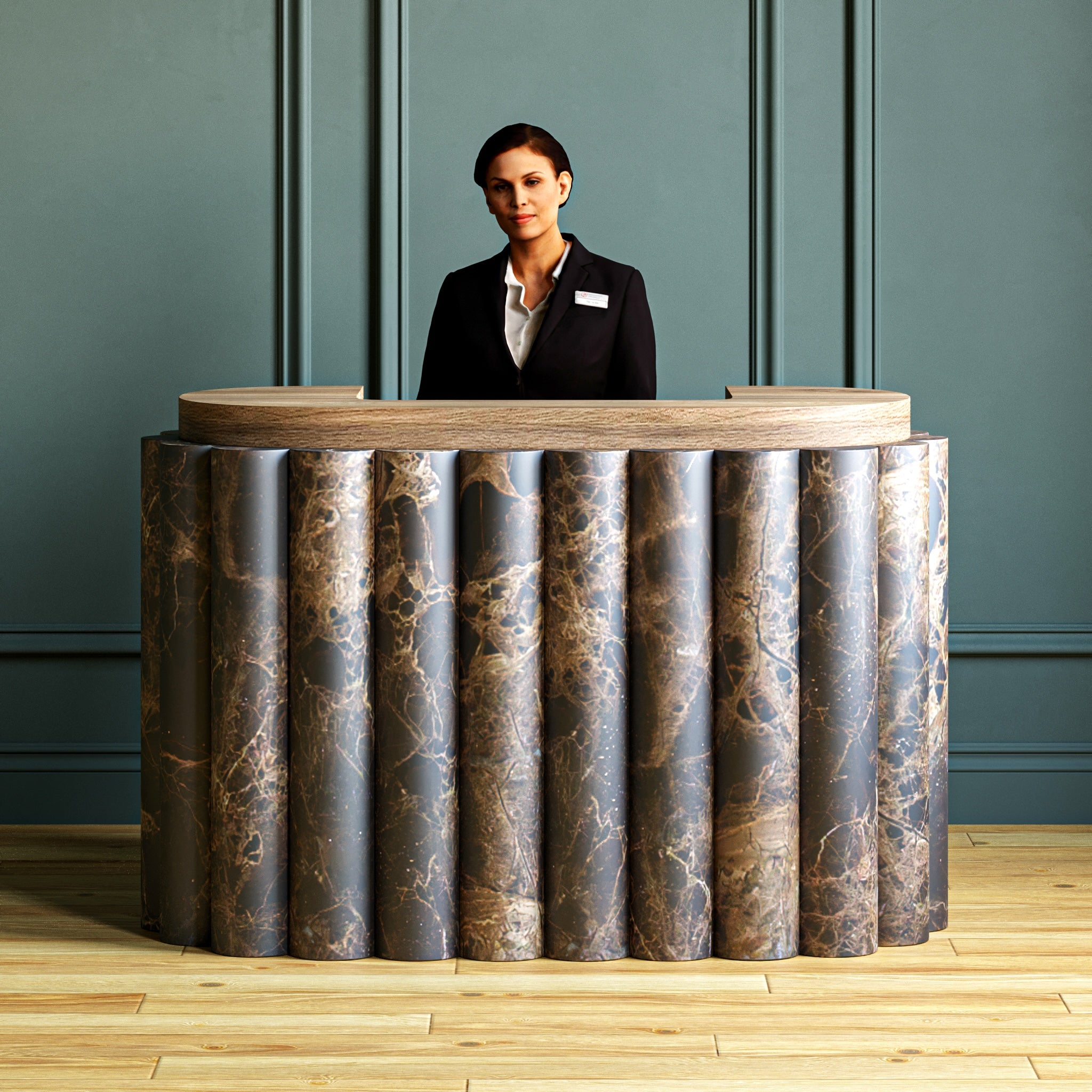 Virello Marble Bar / Hostess Stand