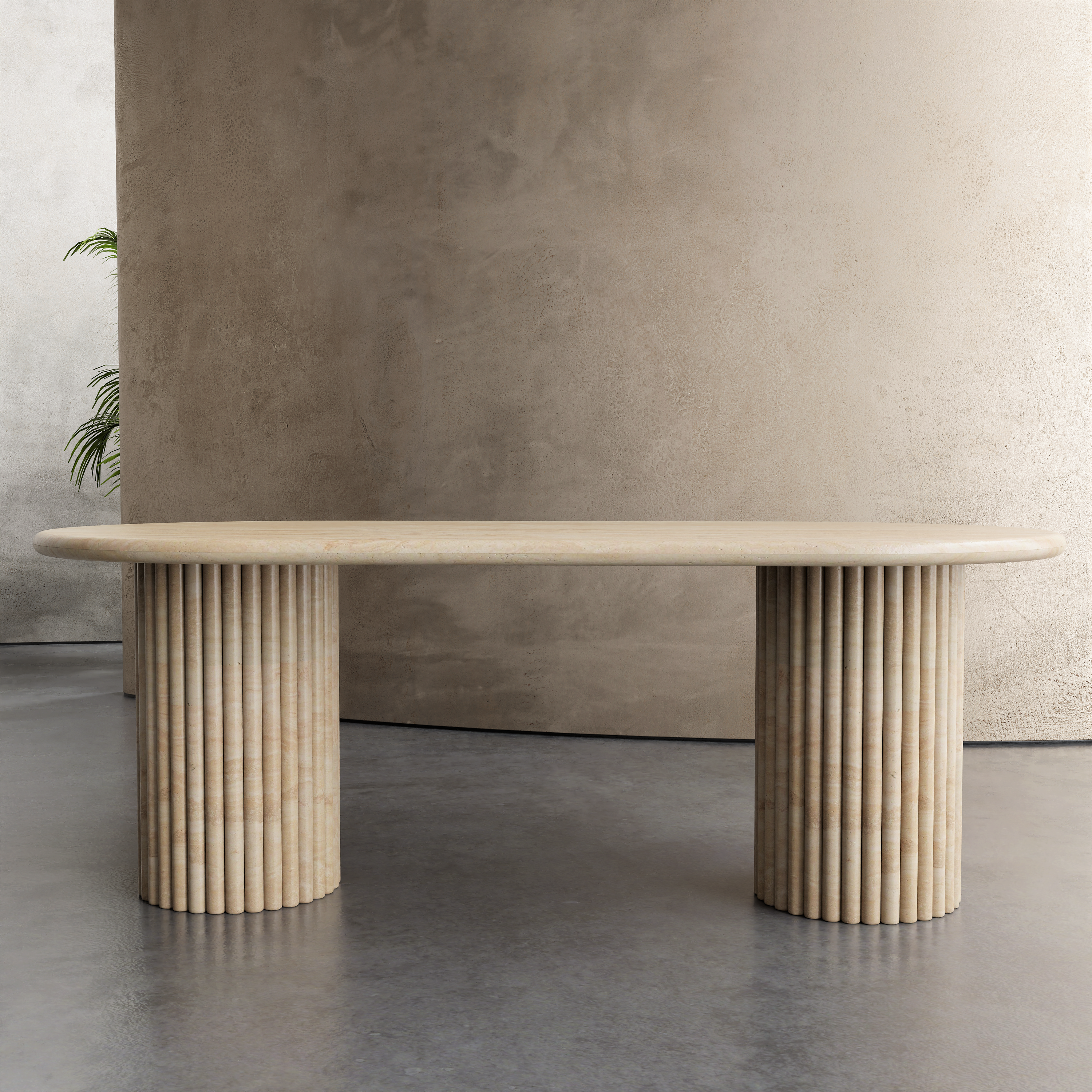 Vessa Custom Design Marble Dining Table