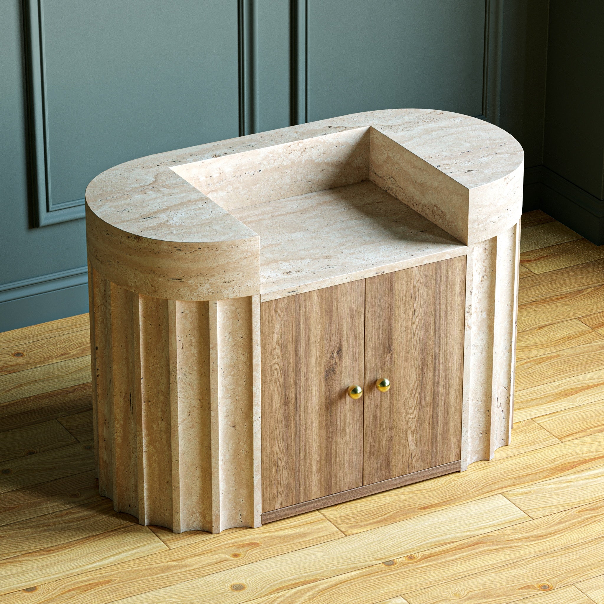 Capella Marble Bar / Hostess Stand