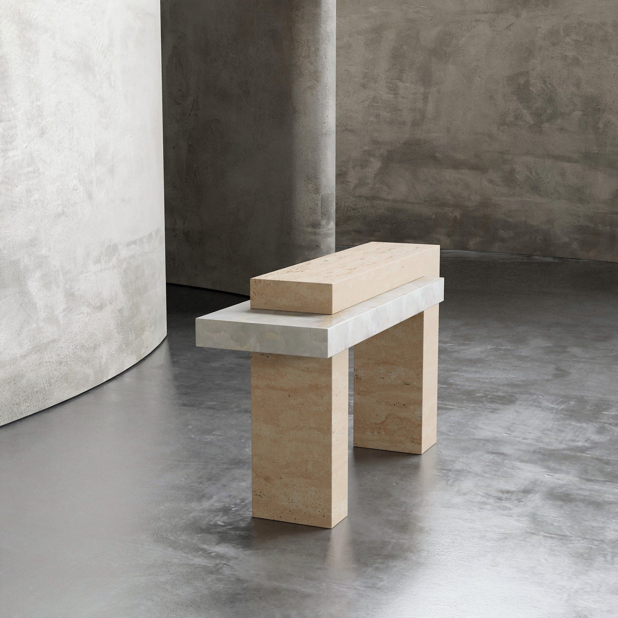 Bessio Bespoke Marble Console Table