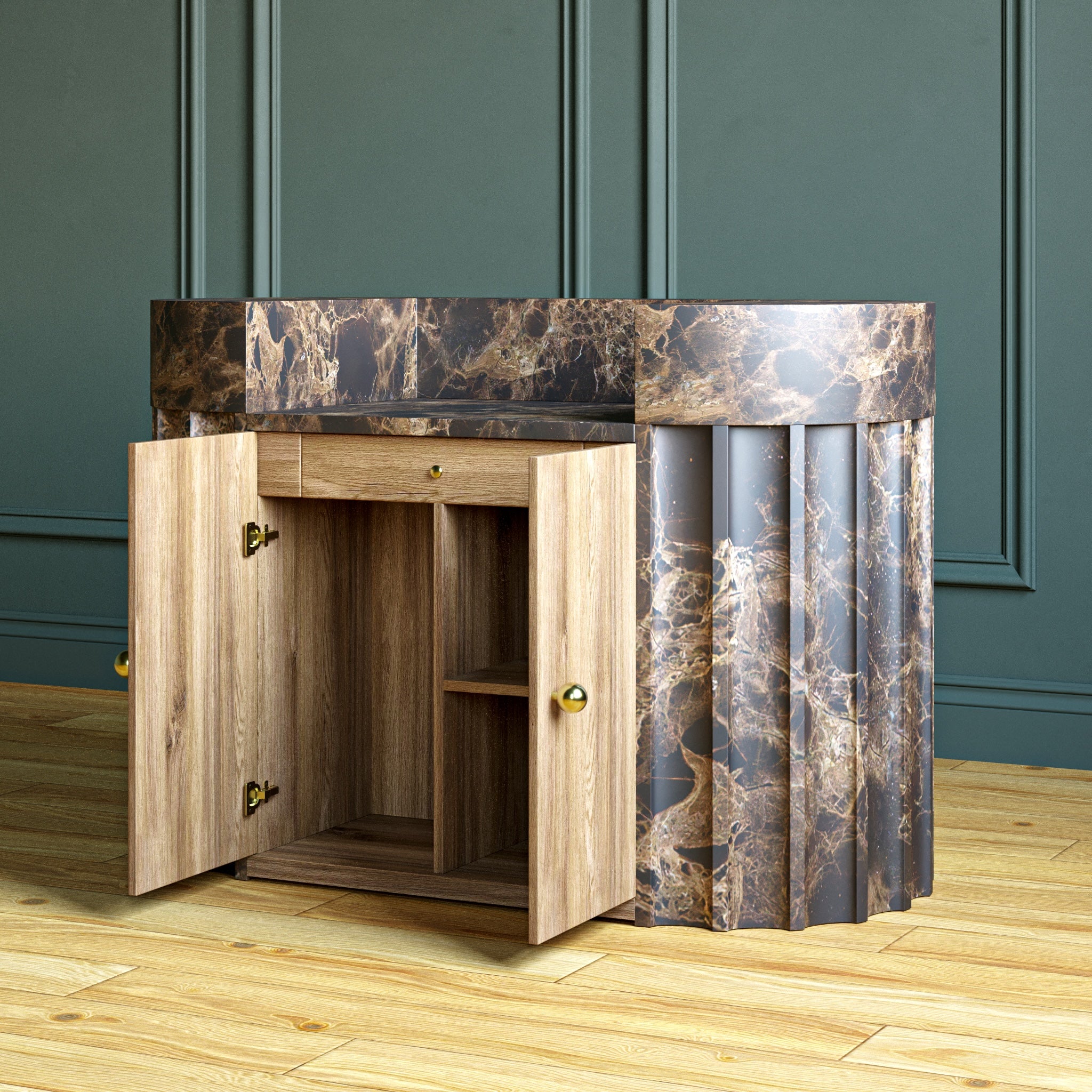 Capella Marble Bar / Hostess Stand