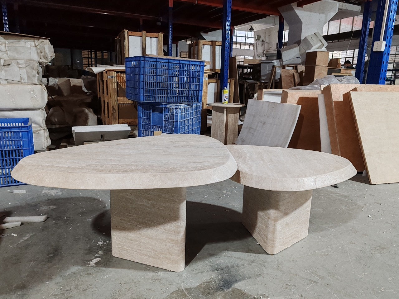 Tuni Travertine Coffee Table