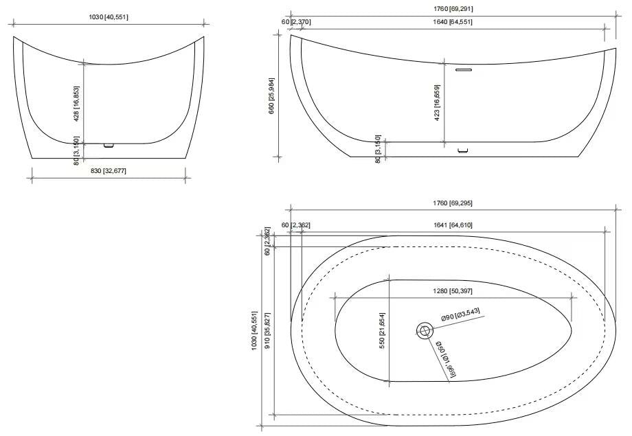 Azah Freestanding Stone Bathtub