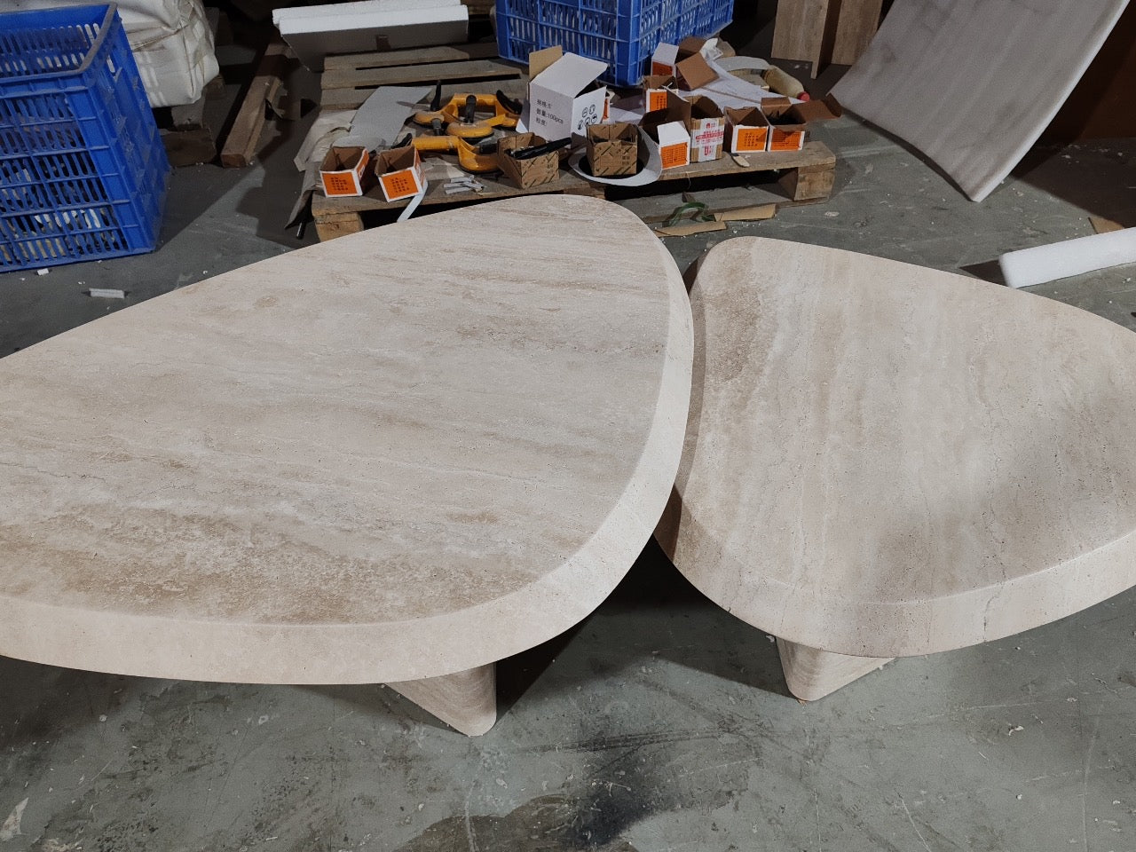 Tuni Travertine Coffee Table