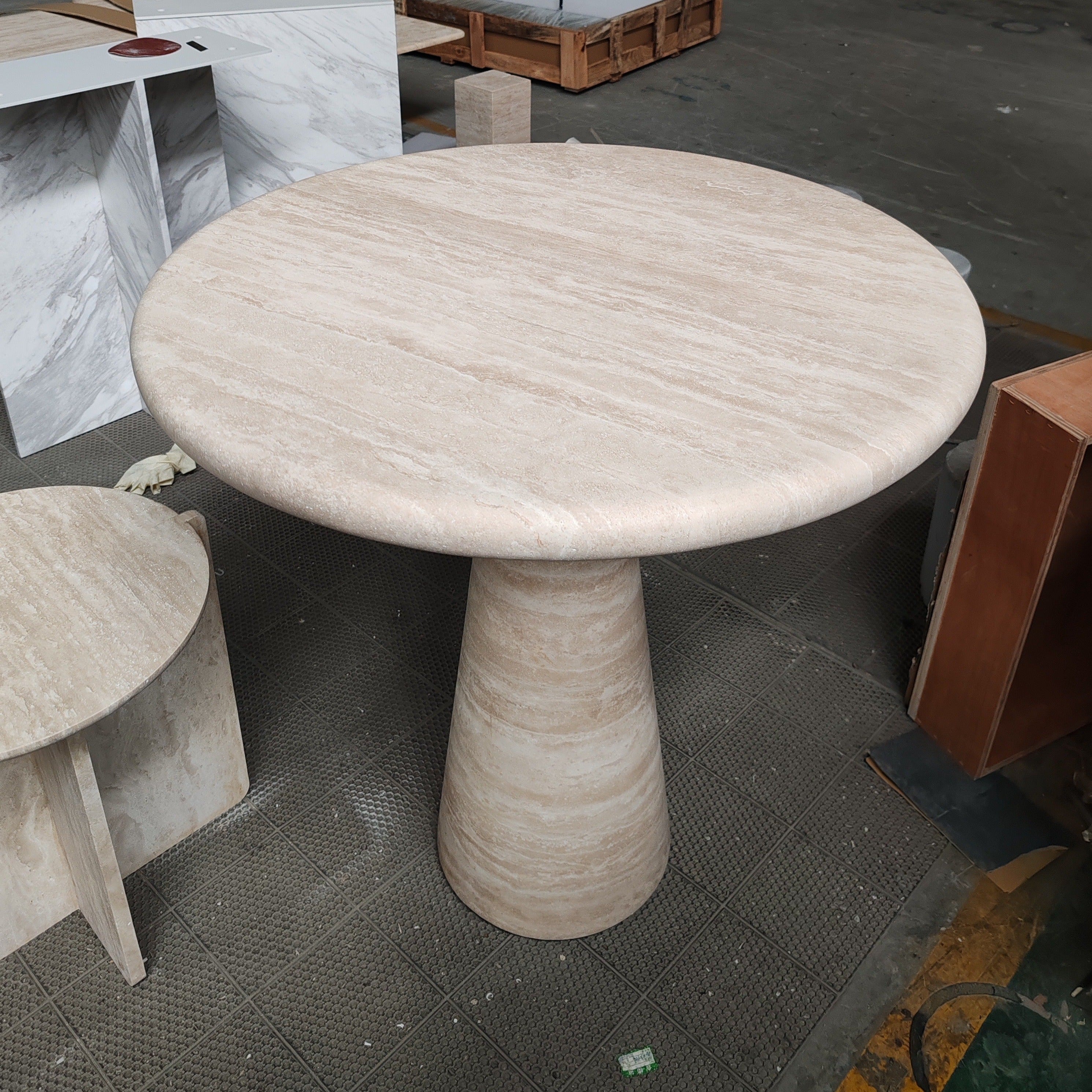 Travertine Dining table