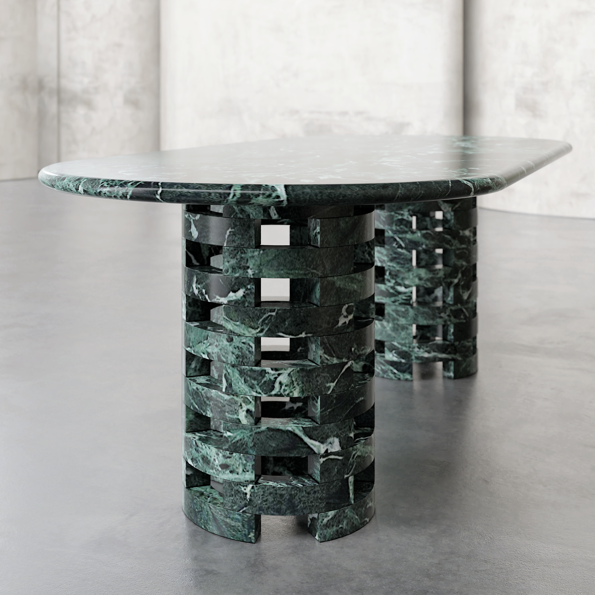 Oval Brace Dining Table - Aprilsform