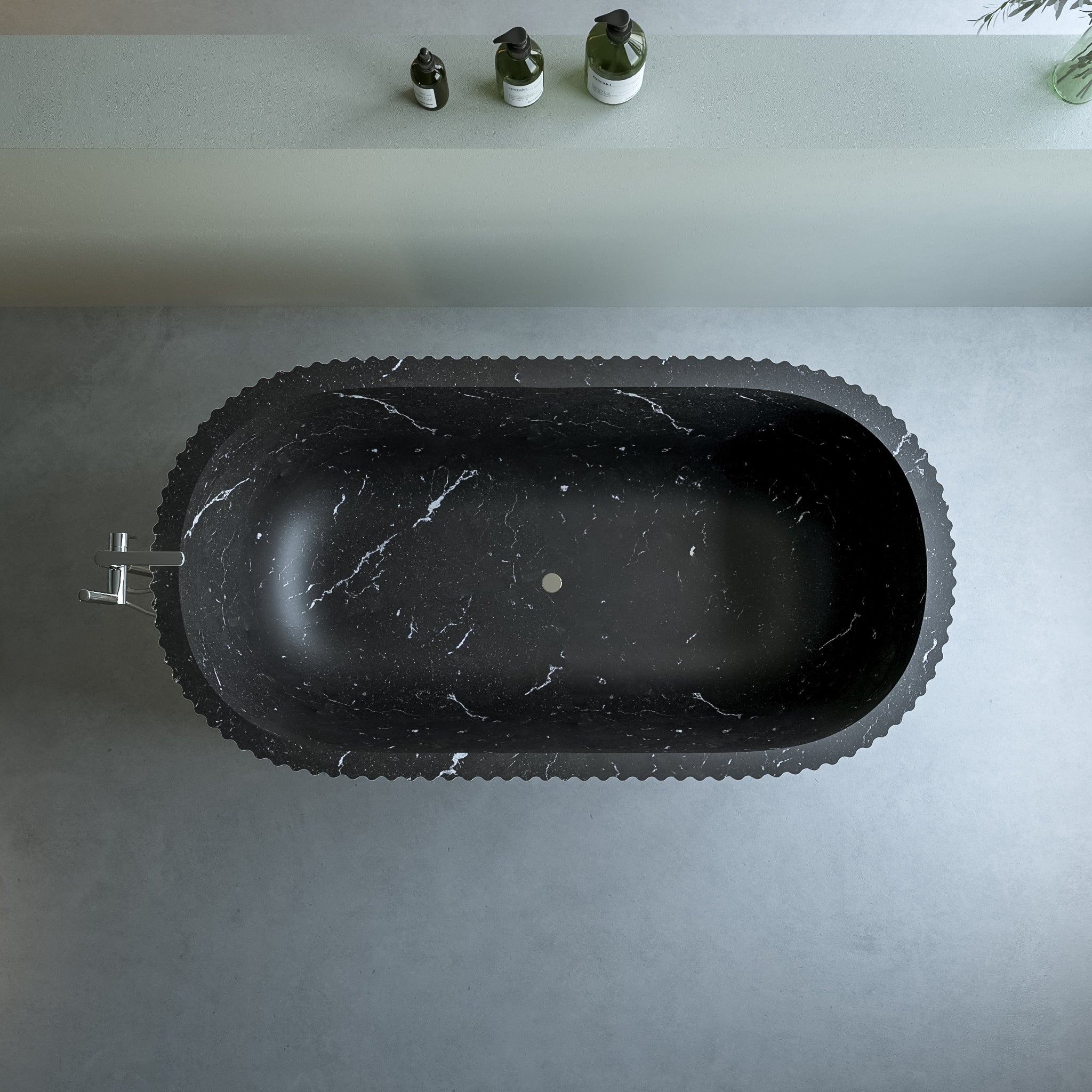 Nox Freestanding Stone Bathtub - Aprilsform