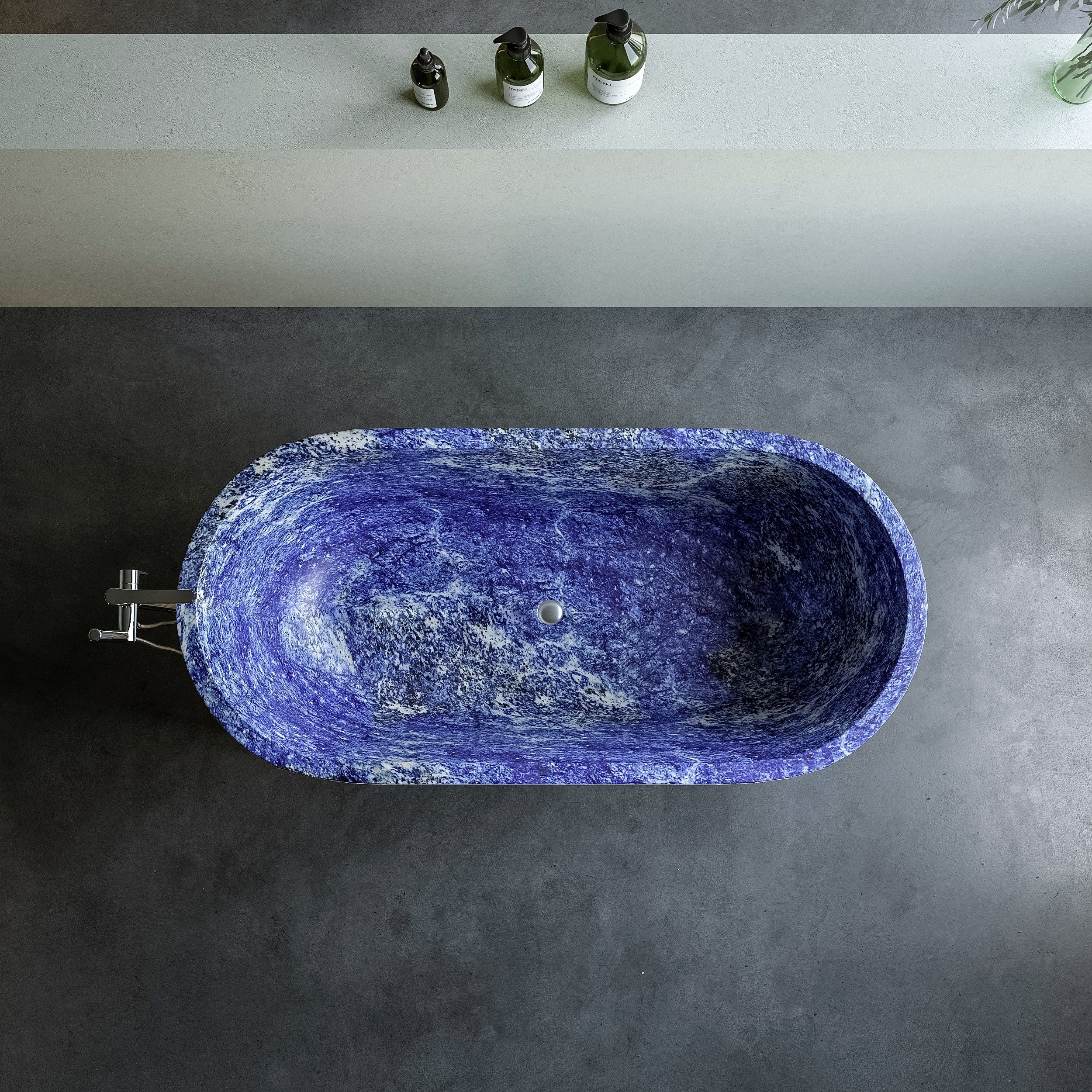 Honsu Freestanding Stone Bathtub - Aprilsform
