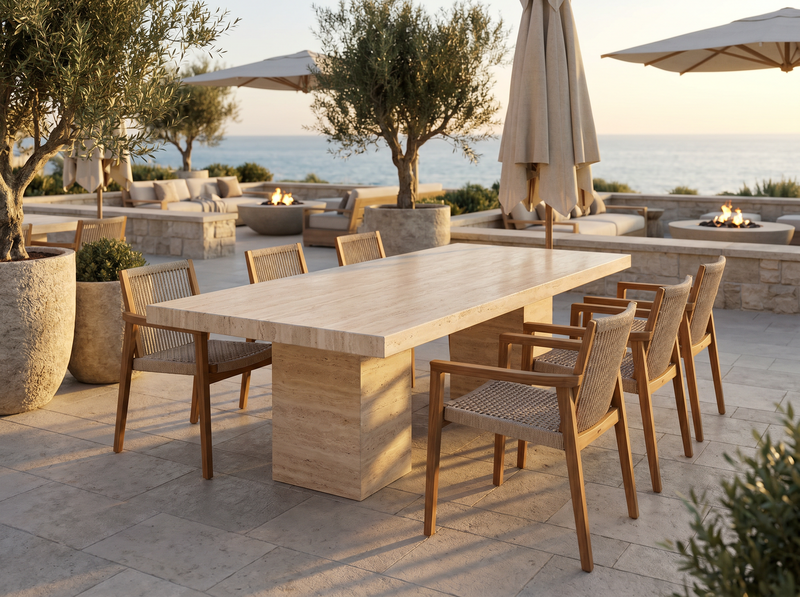 Why Sintered Stone Is the Ultimate Choice for Outdoor Hospitality Furniture