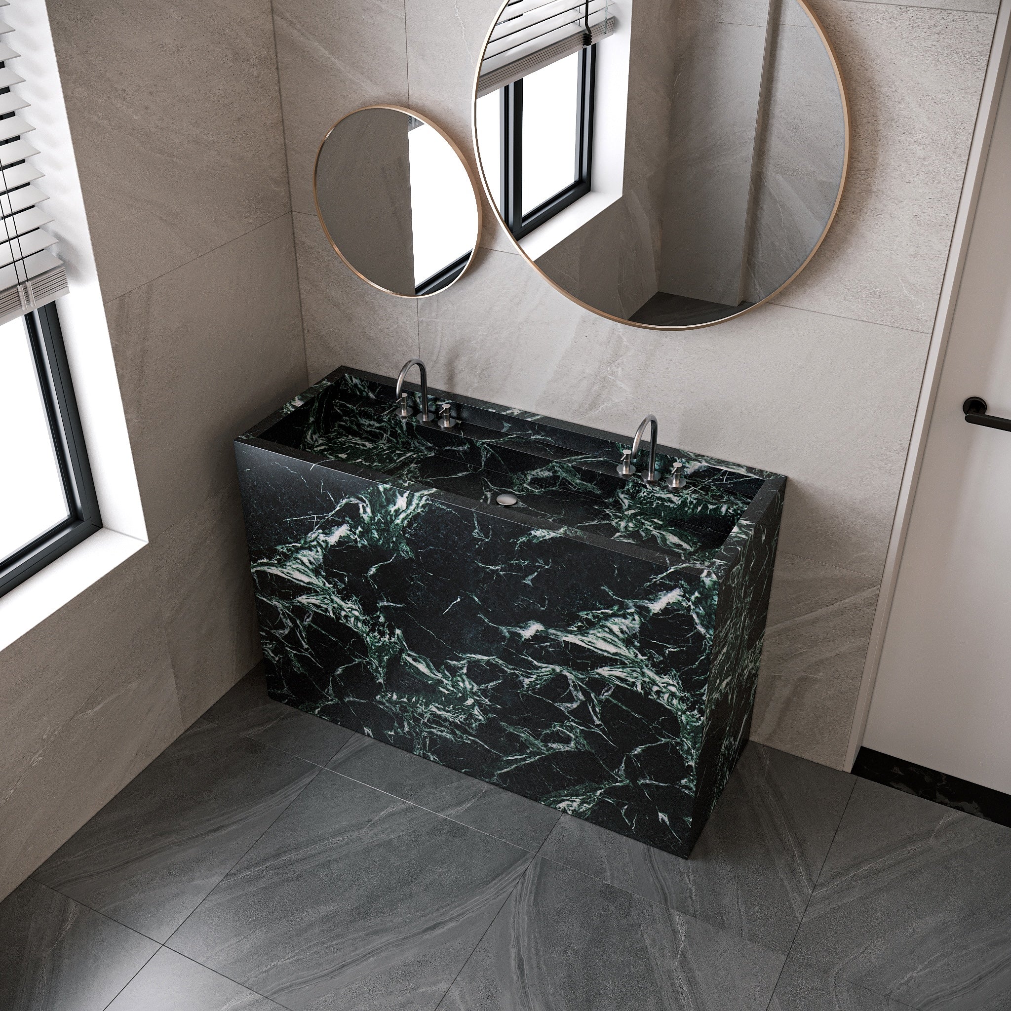 Traves Marble Free Standing Sink