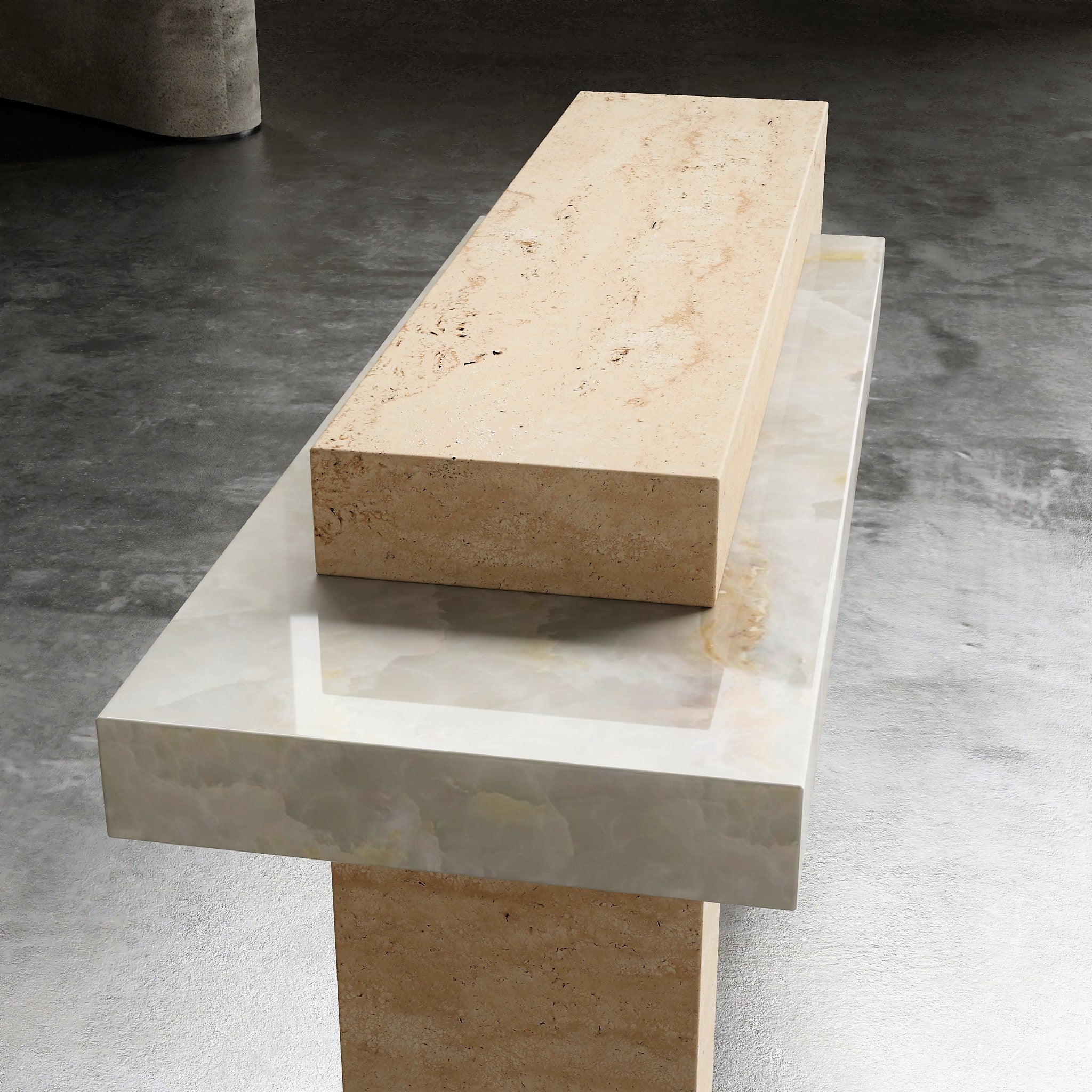 Bessio Bespoke Marble Console Table