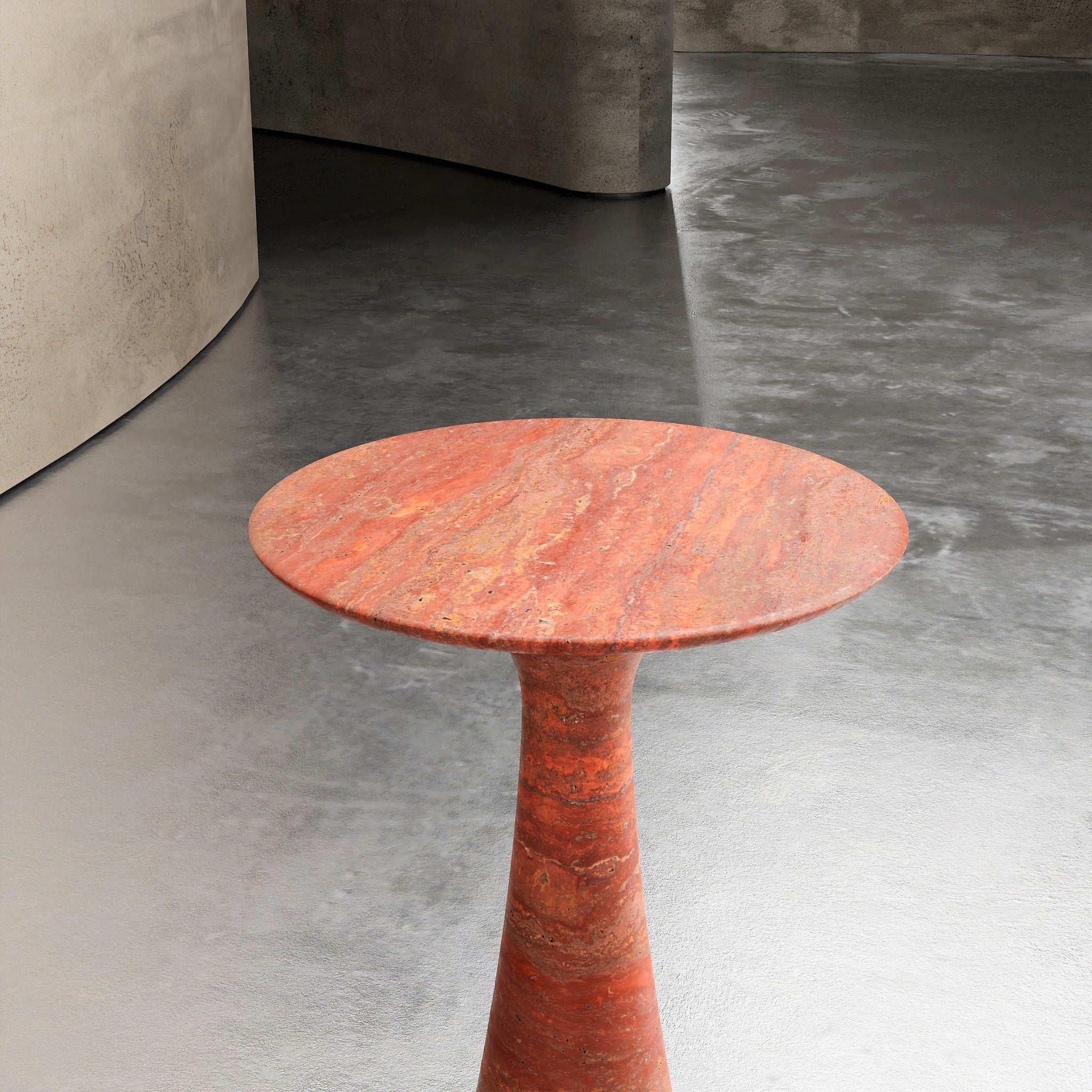 Vespera Pedestal Side Table
