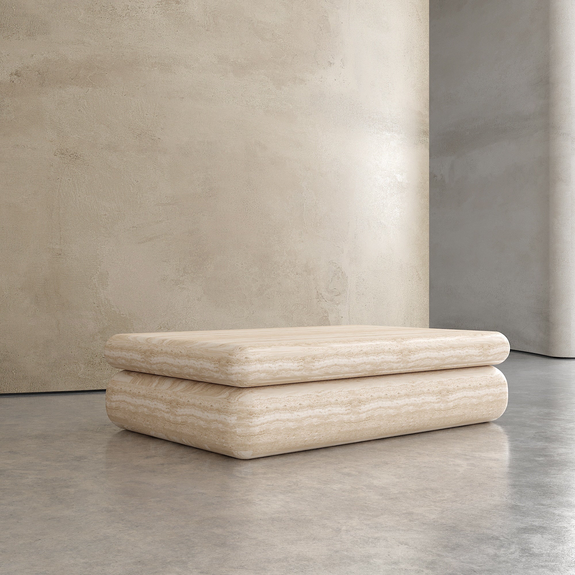 Fero Travertine Coffee Table