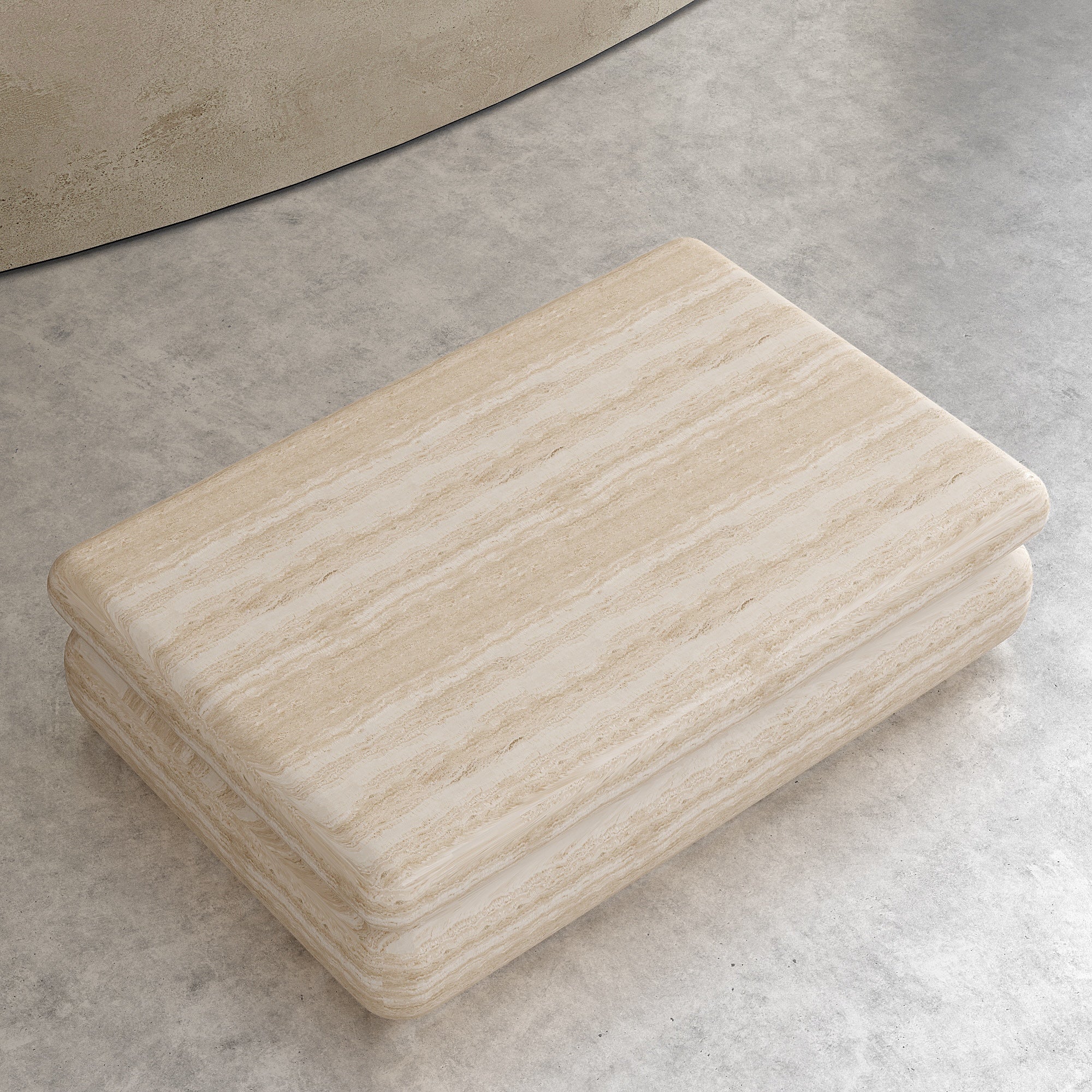 Fero Travertine Coffee Table