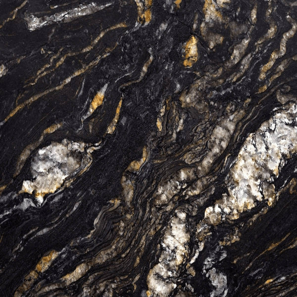 Black titanium quartzite