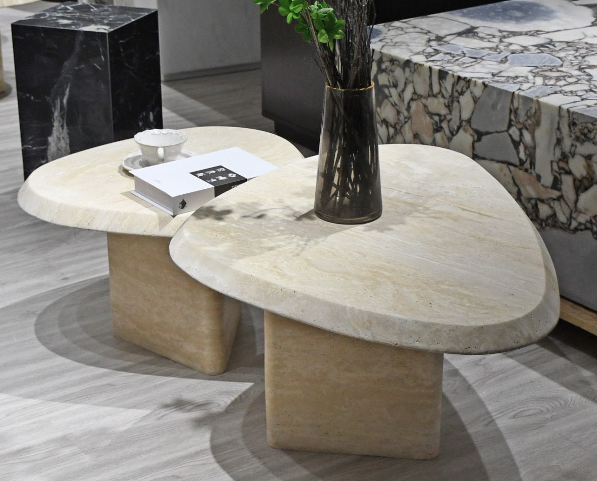 Tuni Travertine Coffee Table