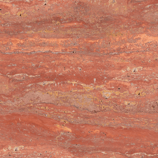 Red travertine