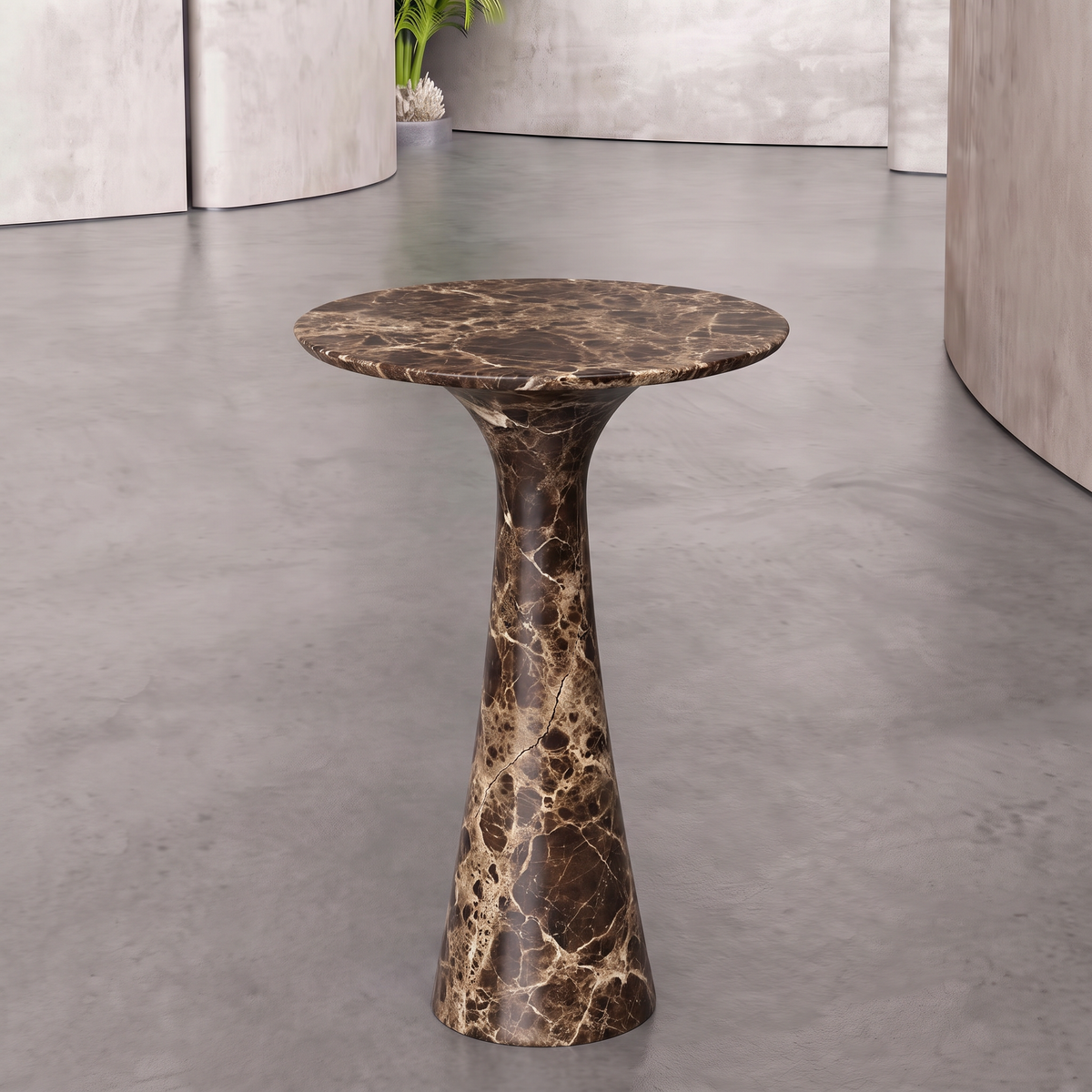 Vespera Pedestal Side Table