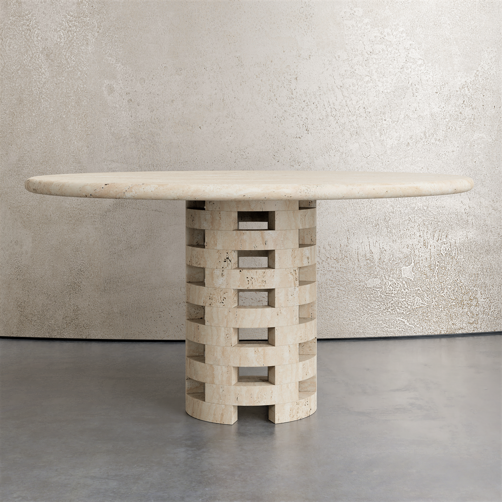 Round Brace Dining Table - Aprilsform