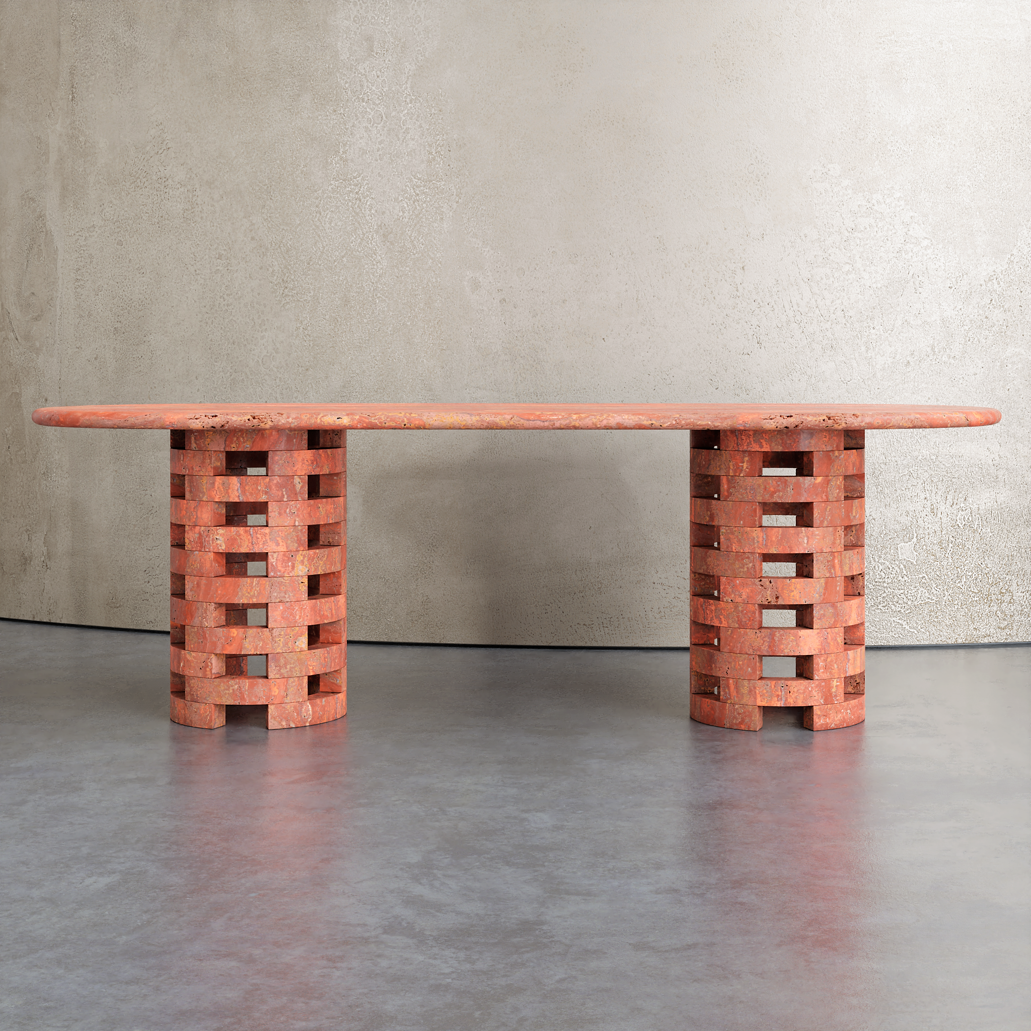 Oval Brace Dining Table - Aprilsform