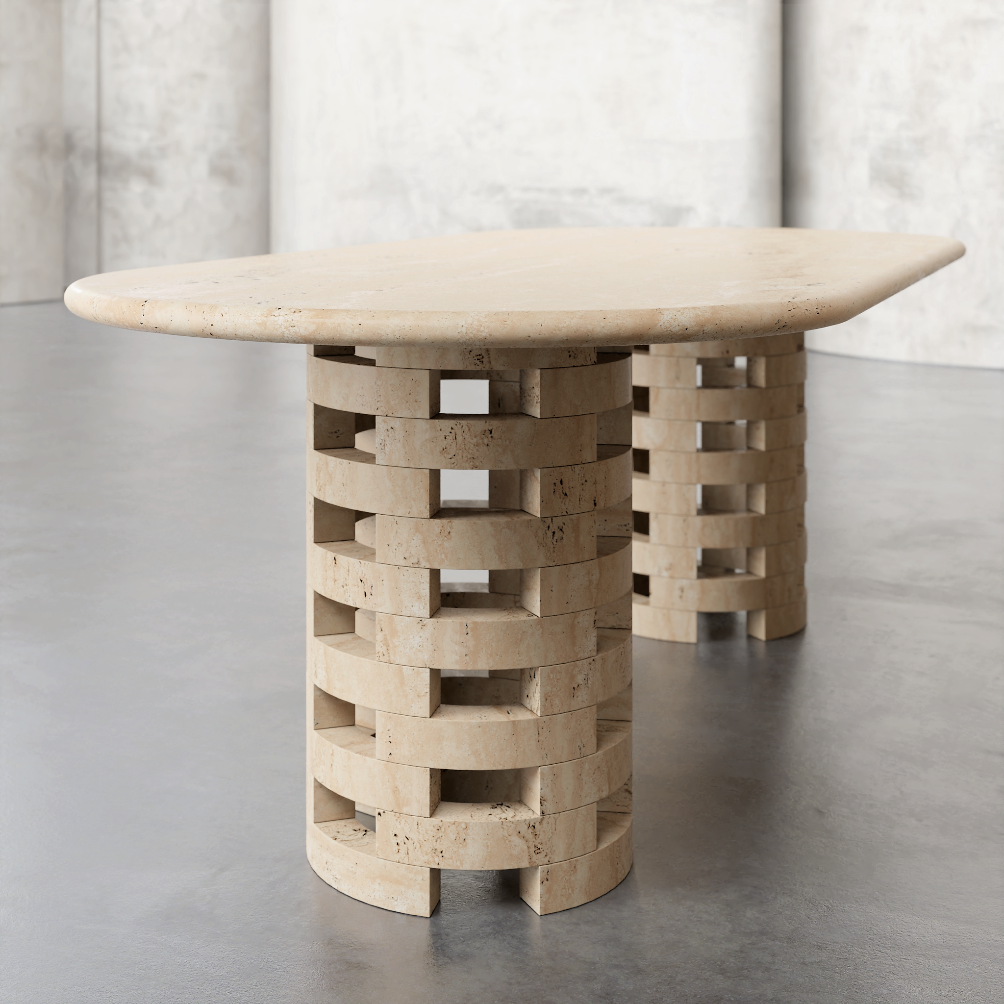 Oval Brace Dining Table - Aprilsform