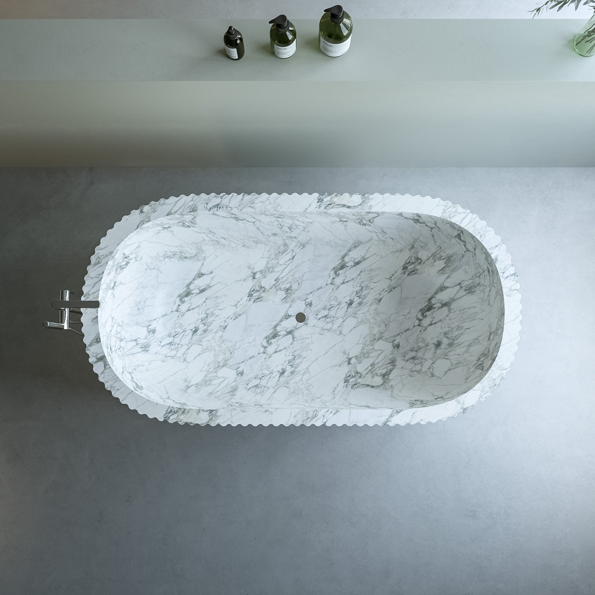 Nox Freestanding Stone Bathtub - Aprilsform