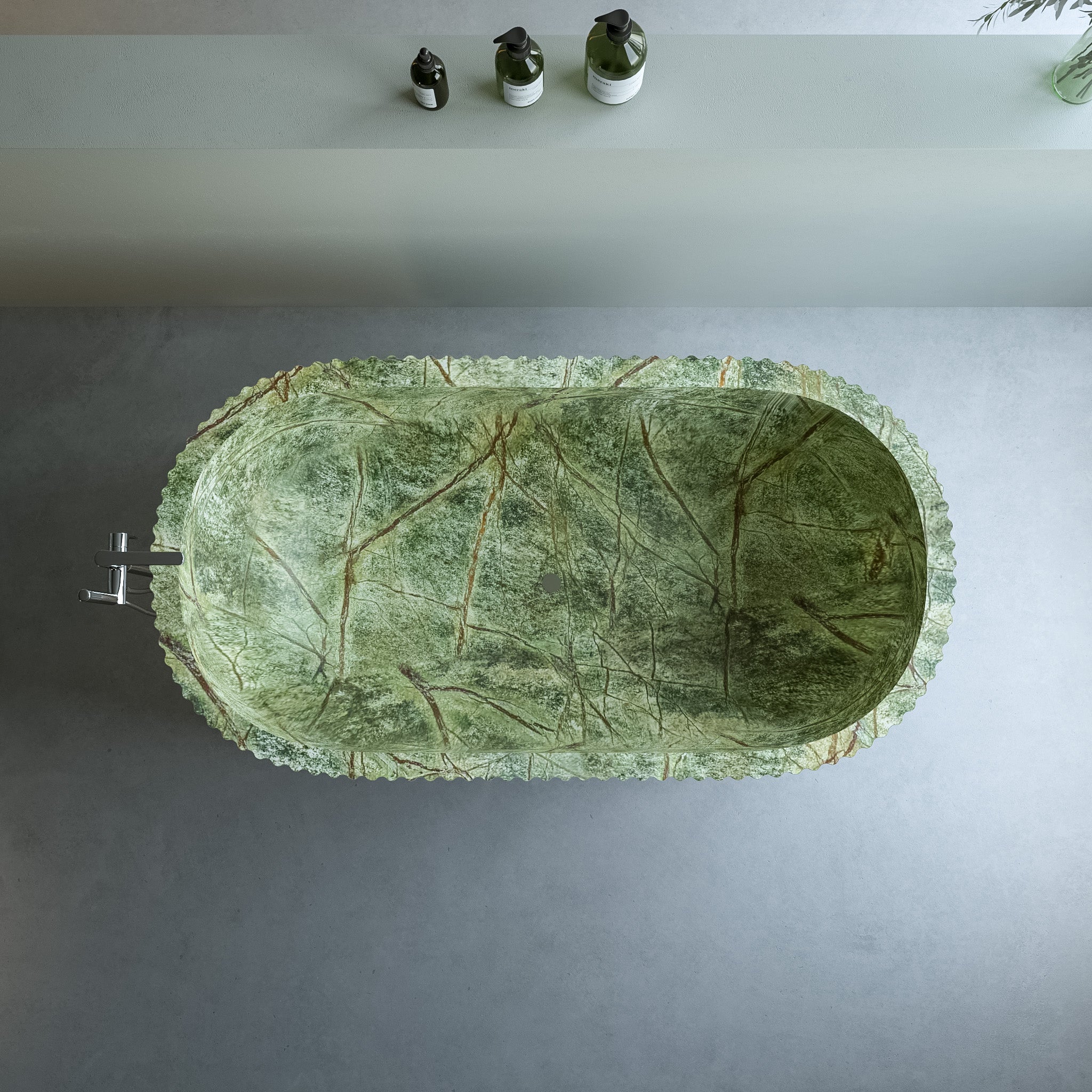 Nox Freestanding Stone Bathtub - Aprilsform